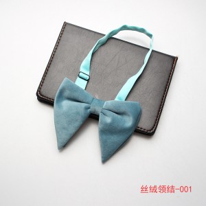 Velvet Bow Ties for Women: Plush Velvet Fashionable Large Horn Bow Ties for Women (Wholesale)