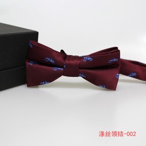 Factory direct supply, ready-to-stock men's formal bow ties, cartoon animal logo casual men's bow ties.