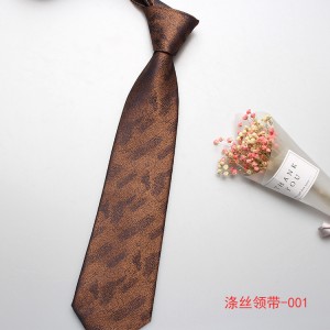 Men's Polyester Jacquard Business Ties: Solid Color Floral Casual High-End Ties (Factory Direct)