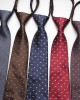 Hot-selling 8cm formal business tie, men's zippered lazy tie, small flower and cashew pattern, various colors