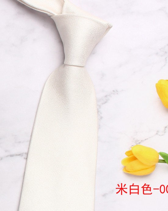 Lei'er solid color ties, new business casual men's tie accessories, 8cm hand-tied solid color ties, manufacturers.