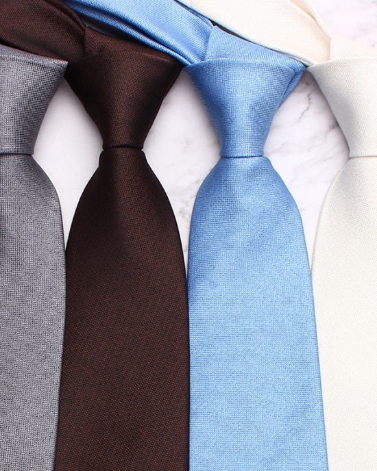 Lei'er solid color ties, new business casual men's tie accessories, 8cm hand-tied solid color ties, manufacturers.
