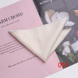 Leier men's business suit pocket square, patterned chest scarf, banquet handkerchief, suit accessory manufacturer.