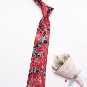 Polyester business suit ties, jacquard red series, 7cm ties, bulk, tie manufacturer, and wholesale.