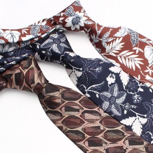 Lei'er men's ties, casual banquet and performance ties, floral patterned ties, personalized 9cm ties, manufacturer.
