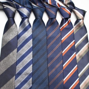 Men's 8cm business formal polyester ties, blue series men's ties, men's wedding casual ties, wholesale