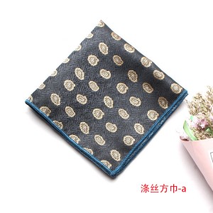 Men's formal business suit pocket square, patterned chest scarf, handkerchief, banquet small handkerchief, suit accessories, wholesaler