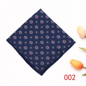 Men's suit pocket squares, British-style retro plaid square handkerchiefs, wedding business suit handkerchiefs, manufacturer.