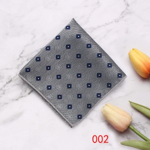 Men's formal squares, business wedding actor suit squares, polyester burgundy patterned pocket scarves, manufacturer