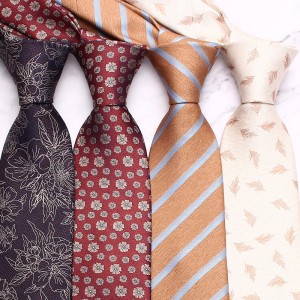 Lei'er Business Ties, Men's Polyester Jacquard Business Retro Ties, Manufacturer & Wholesale, Multiple Colors Available