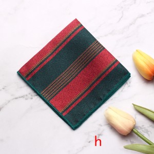 Whole-Stock Men's Formal Business Suit Pocket Squares, Striped Floral Chest Handkerchiefs, Small Party Handkerchiefs
