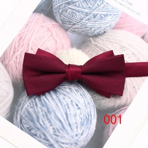 Leier, in stock, men's red wedding bow ties, tie flowers, casual bow ties for groomsmen, business bow ties