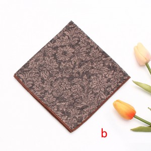 Lei'er formal business square, suit pocket square, patterned chest scarf, handkerchief, small party square accessory manufacturer, in stock