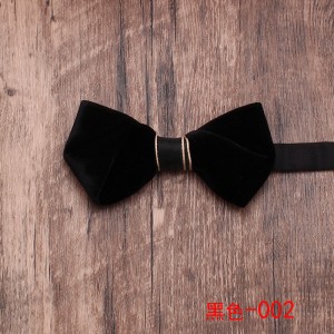 Lei'er ready-to-stock summer new velvet bow ties, personalized jacquard fashion bow ties, casual velvet bow ties.