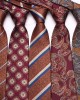 Leier's new coffee-colored ties, men's business, fashionable polyester hand-tied ties, available for wholesale in multiple colors.
