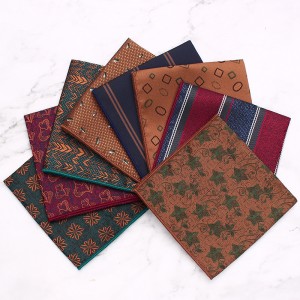Formal business squares, wedding suit pocket squares, patterned chest scarves, handkerchiefs, small party squares, suit accessories manufacturer