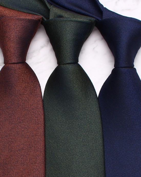 Lei'er solid color ties, new business casual men's tie accessories, 8cm hand-tied solid color ties, manufacturers.