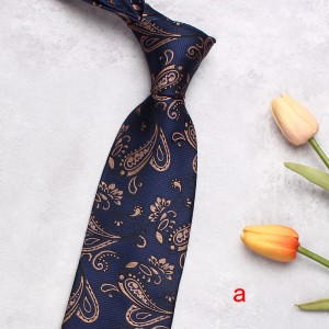 Leier's new blue business ties, 8cm polyester casual suit jacquard ties, personalized ties, available from manufacturers.