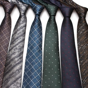 8cm men's business formal professional tie, casual striped geometric plaid pattern, in stock, tie wholesale