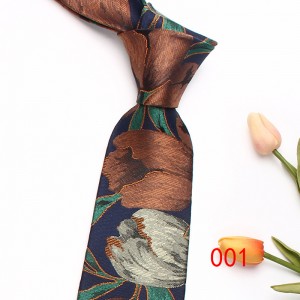 Lei'er ties, Korean-style, for men and women. Wedding ties with small, personalized patterns, 7cm narrow floral ties, available from manufacturers.