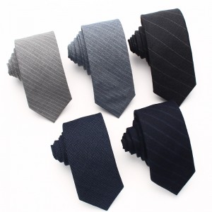 New wool ties in stock, men's striped plaid casual ties, groomsmen's suit and shirt accessories, tie manufacturers